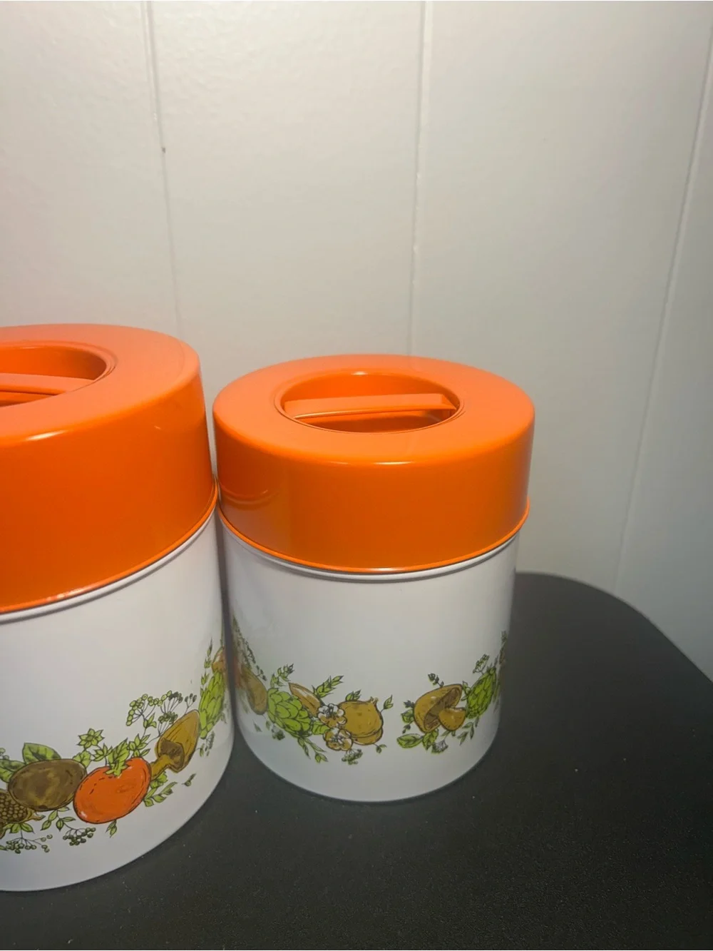 Vintage Tin Nesting Canisters “spice of Life” Japan 1970 BRAND NEW
